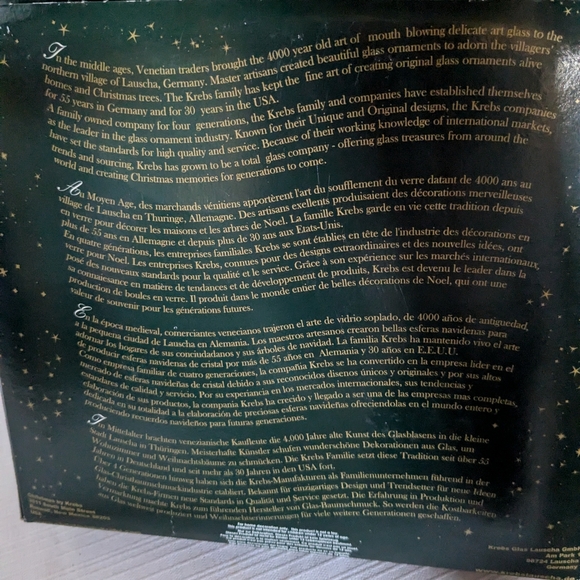 VTG Krebs 12 glass Christmas tree ornaments Santa flake red white - Picture 5 of 6